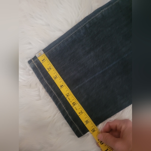 David Kahn-Wide Leg-Dark Denim-Womans Jeans Sz 6 - Picture 10 of 12